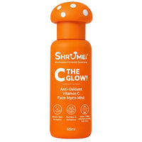 SHRUMEI C THE GLOW Vitamin C Face Myco Mist 30ml orange mushroom bottle