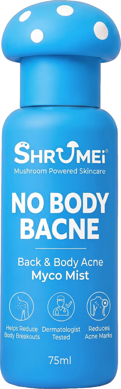 NO BODY BACNE mushroom-shaped bottle